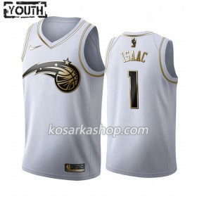 Dres Orlando Magic Jonathan Isaac 1 Nike 2019-20 Bijela Golden Edition Swingman - Dječji
